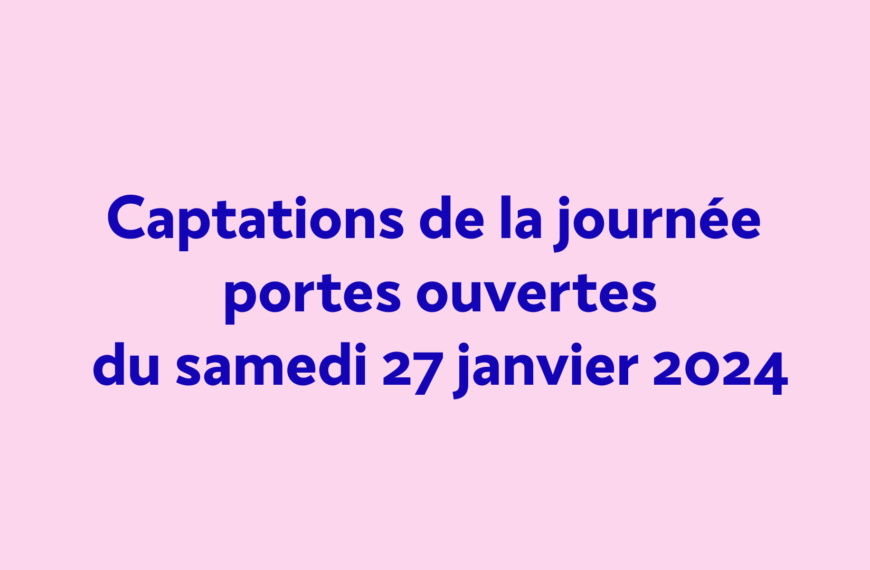 Présentations JPO
